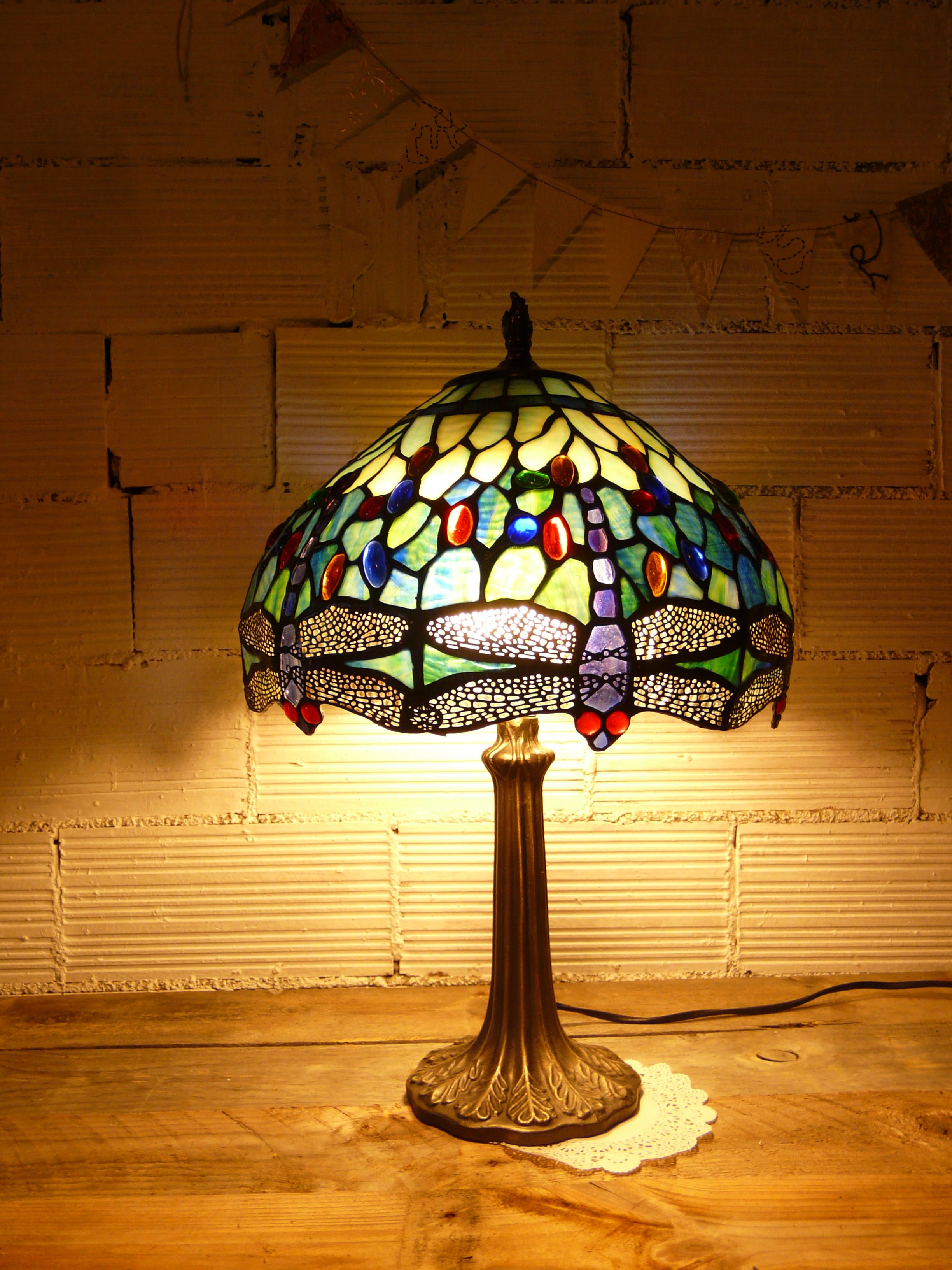 lámpara tiffany restaurada
