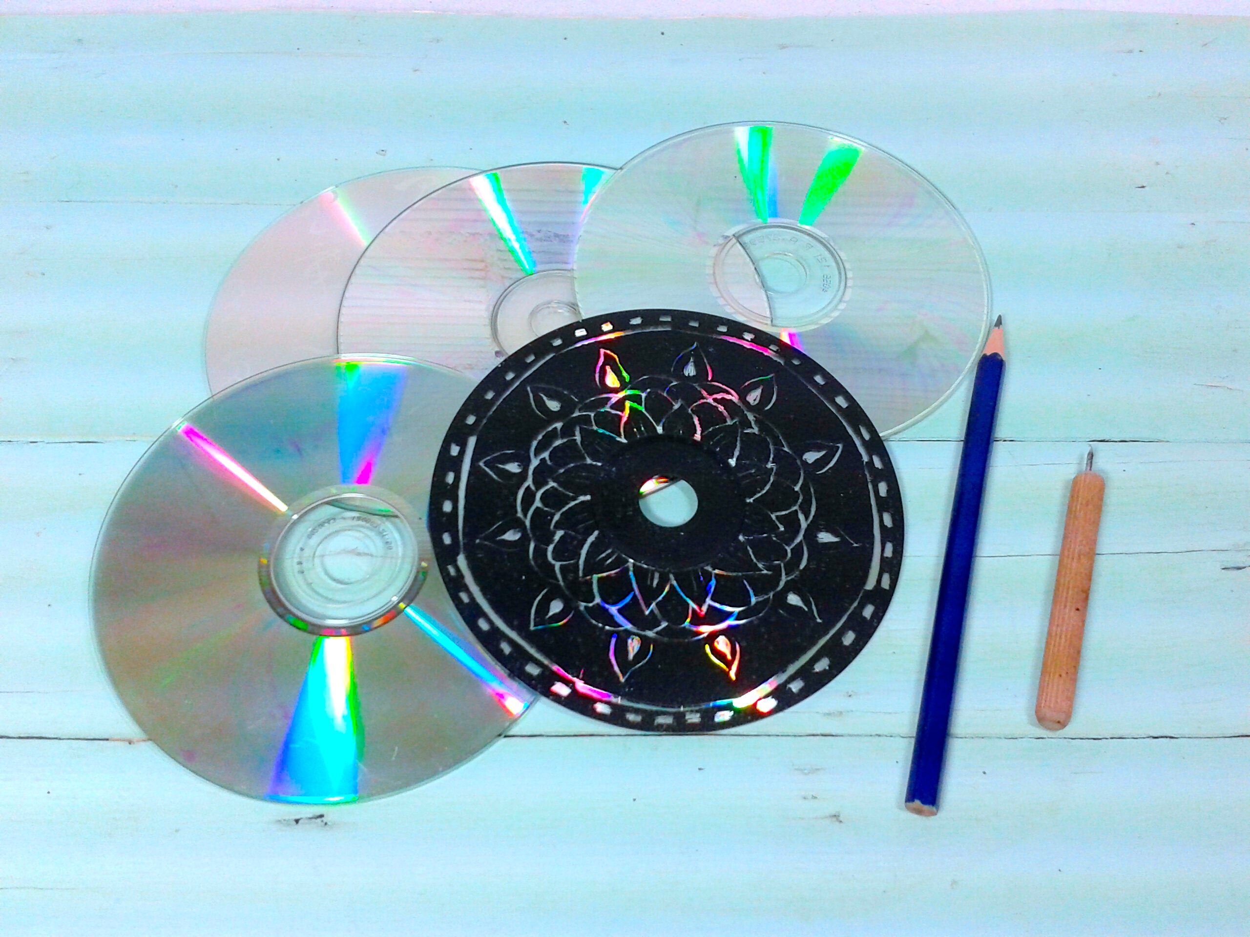 Taller de cds reciclados