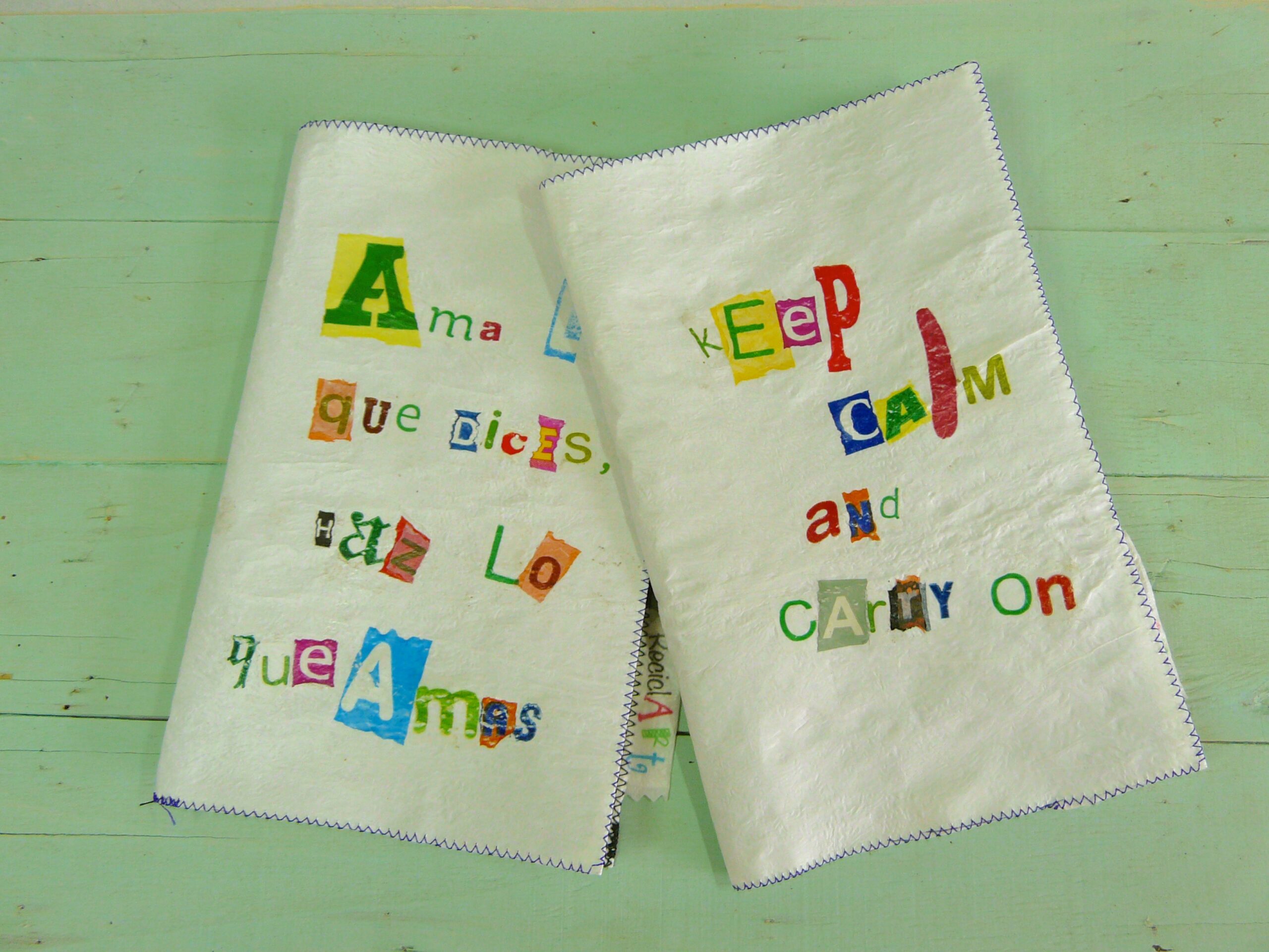 Libretas de plástico reciclado