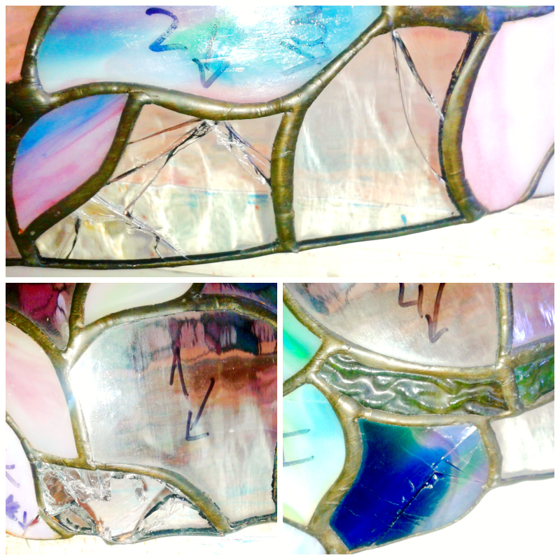 cristales rotos tiffany